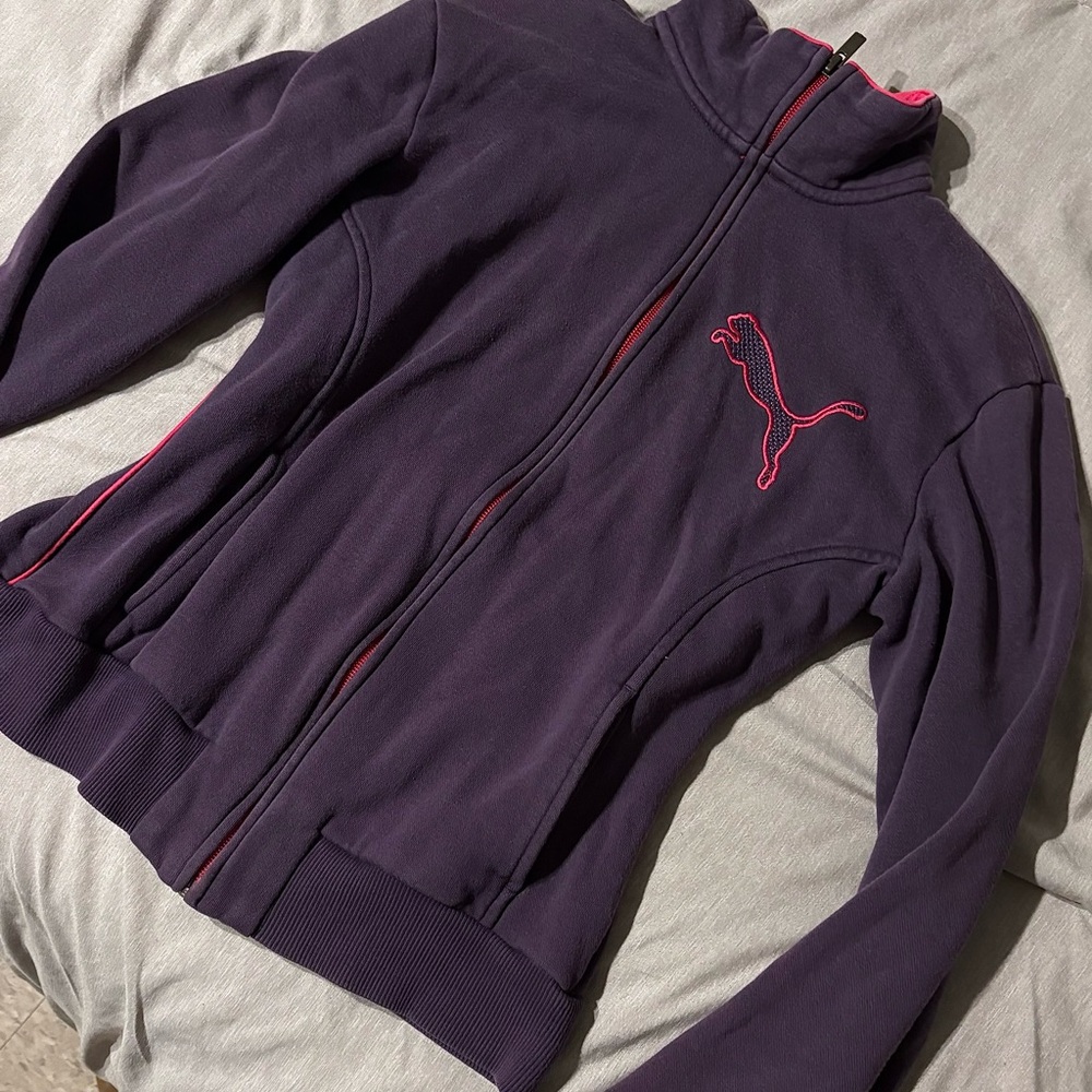 Puma Purple Jacket with Pink Accents
